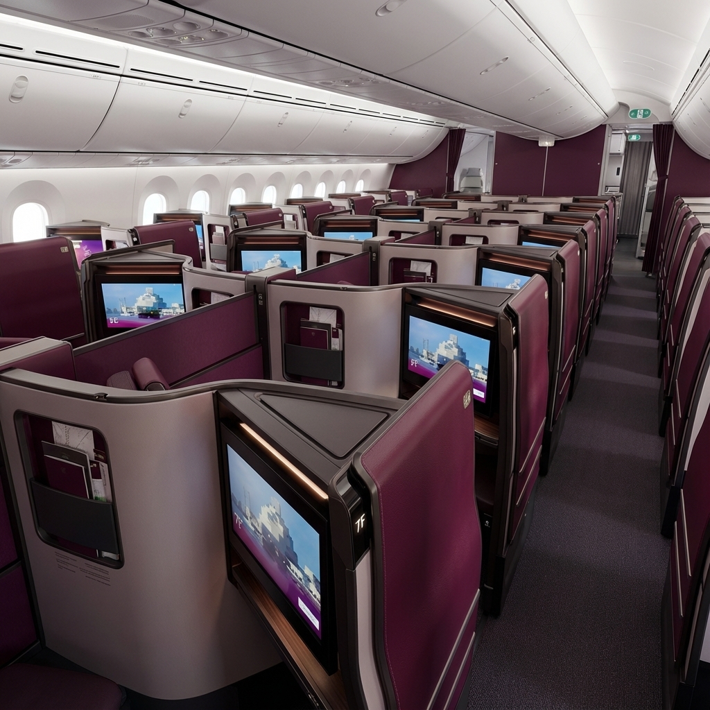 Qatar Airways cabin