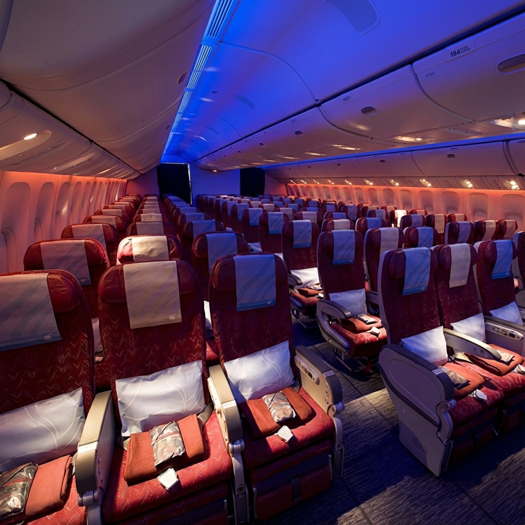 Qatar Airways cabin