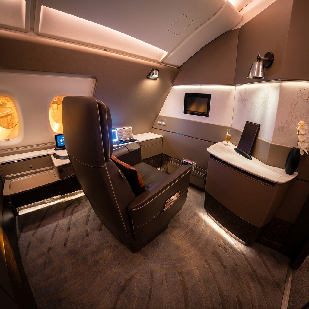 Singapore Airlines cabin